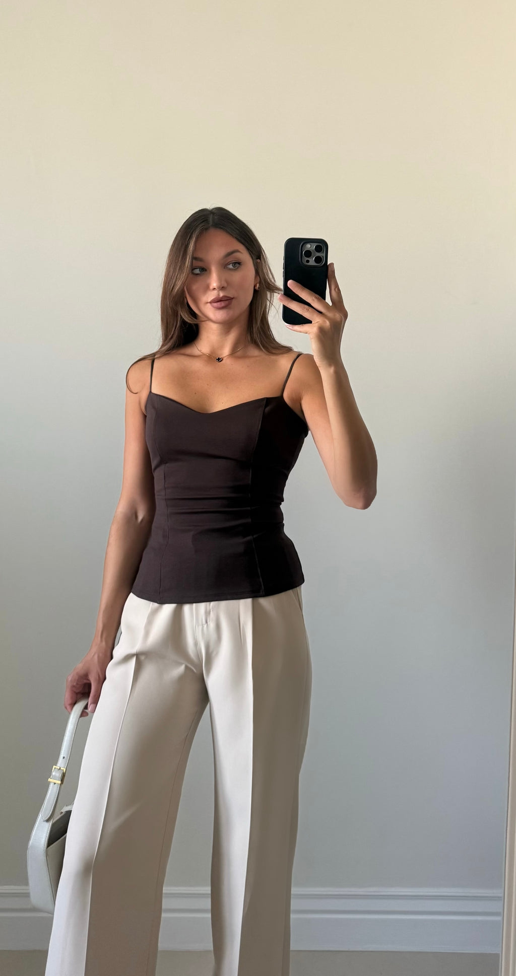 Top con Spalline Sottili
