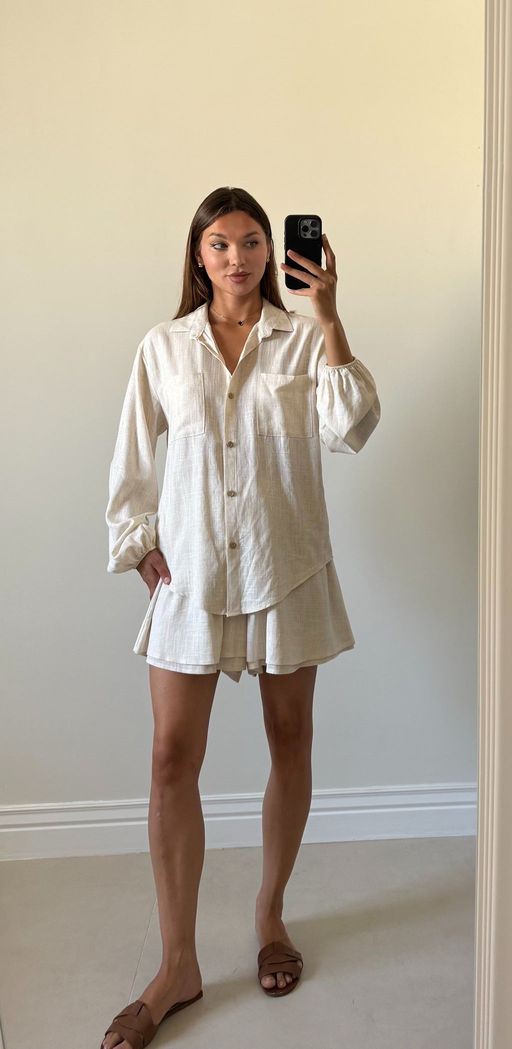 Completo Linen Écru