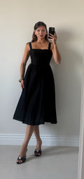 Abito Nero Corset