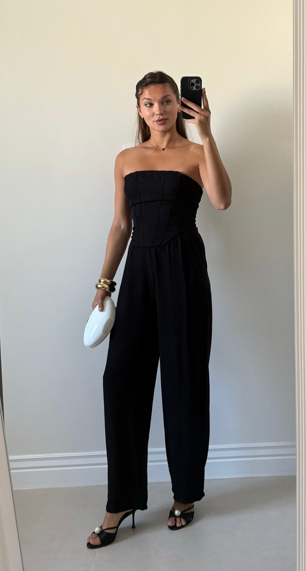 Completo  Noir Corset