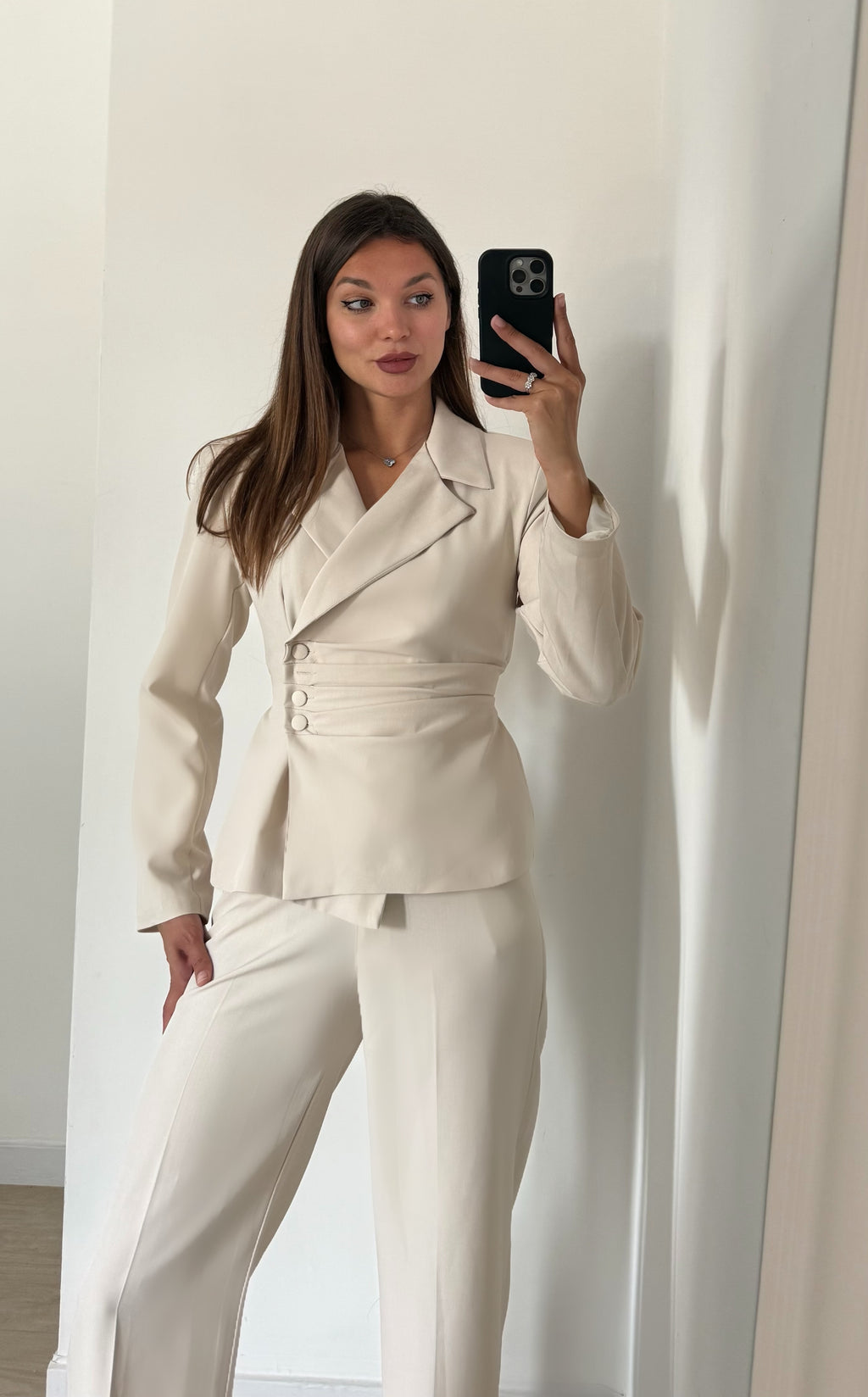 Tailleur ÉLITE beige