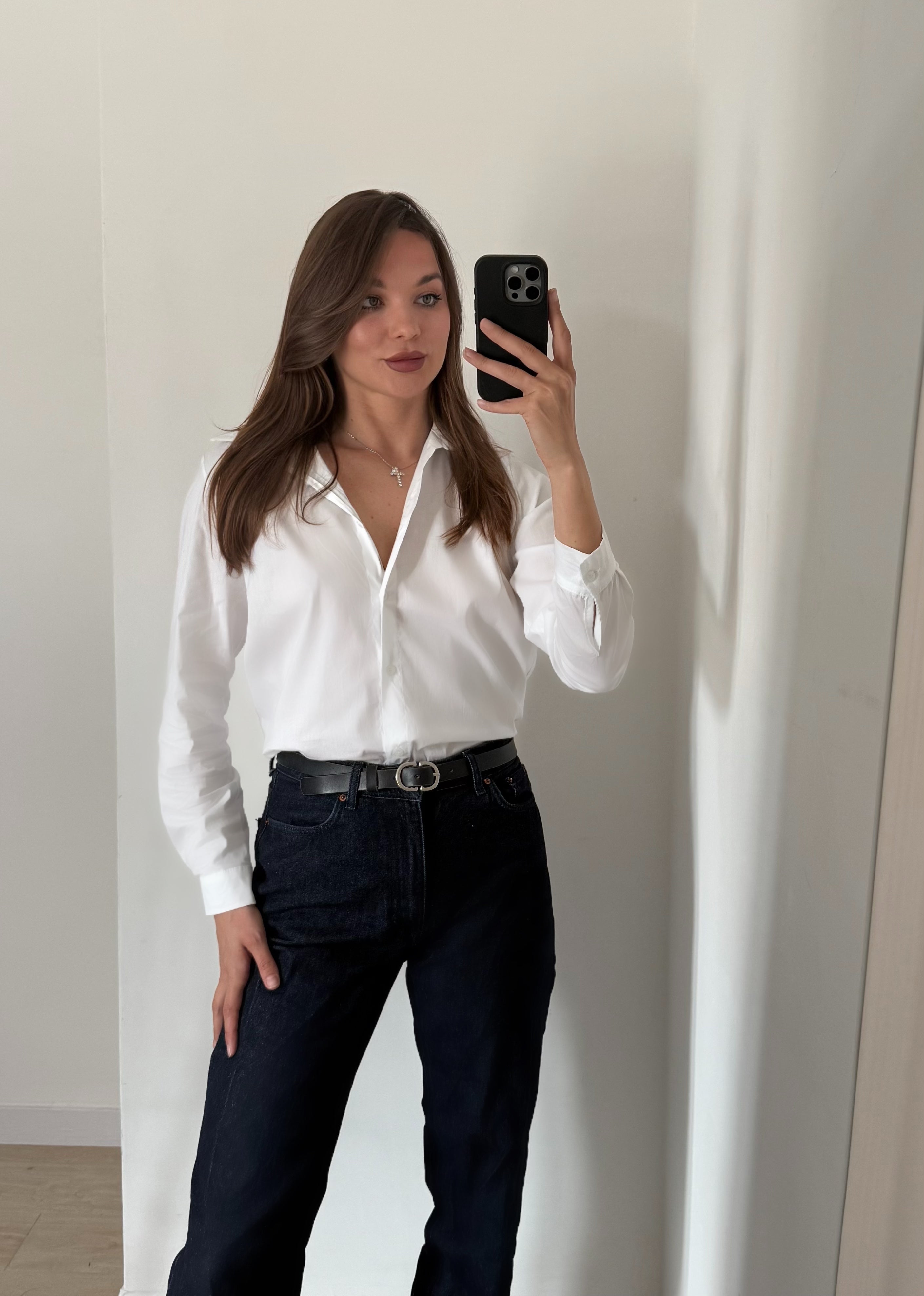 Camicia classica in cotone