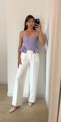 Top Lavanda Fleur