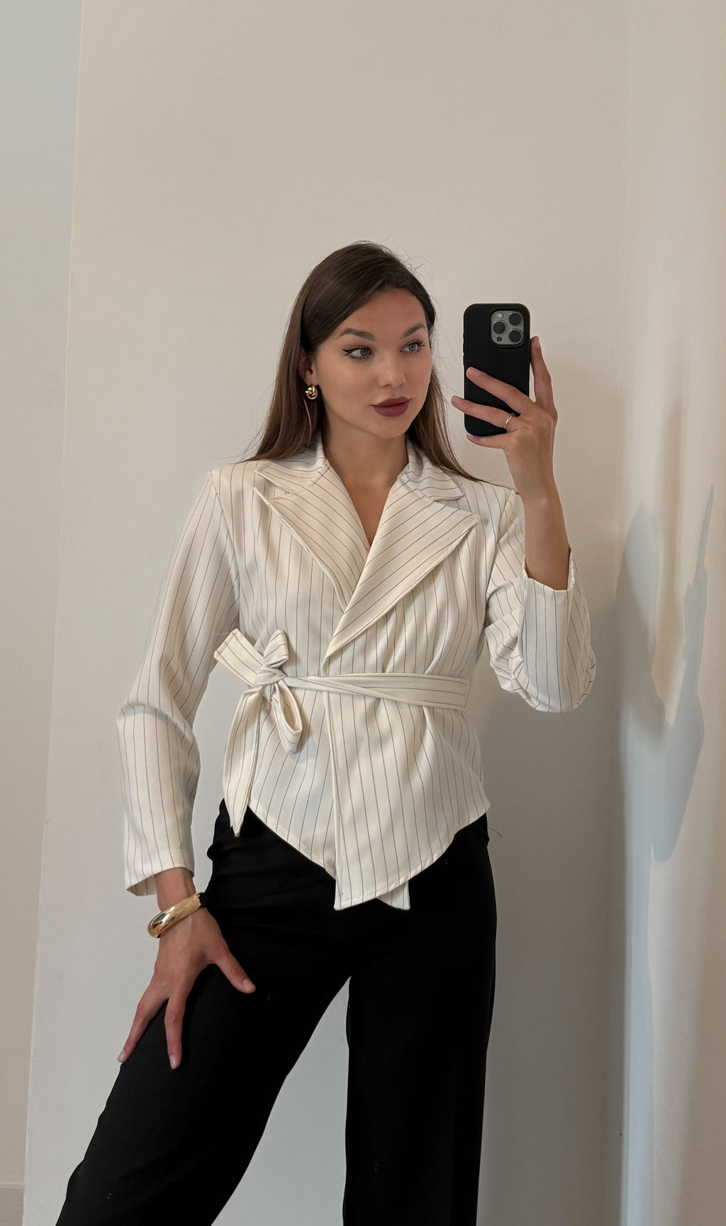 Blazer Wrap Gessato