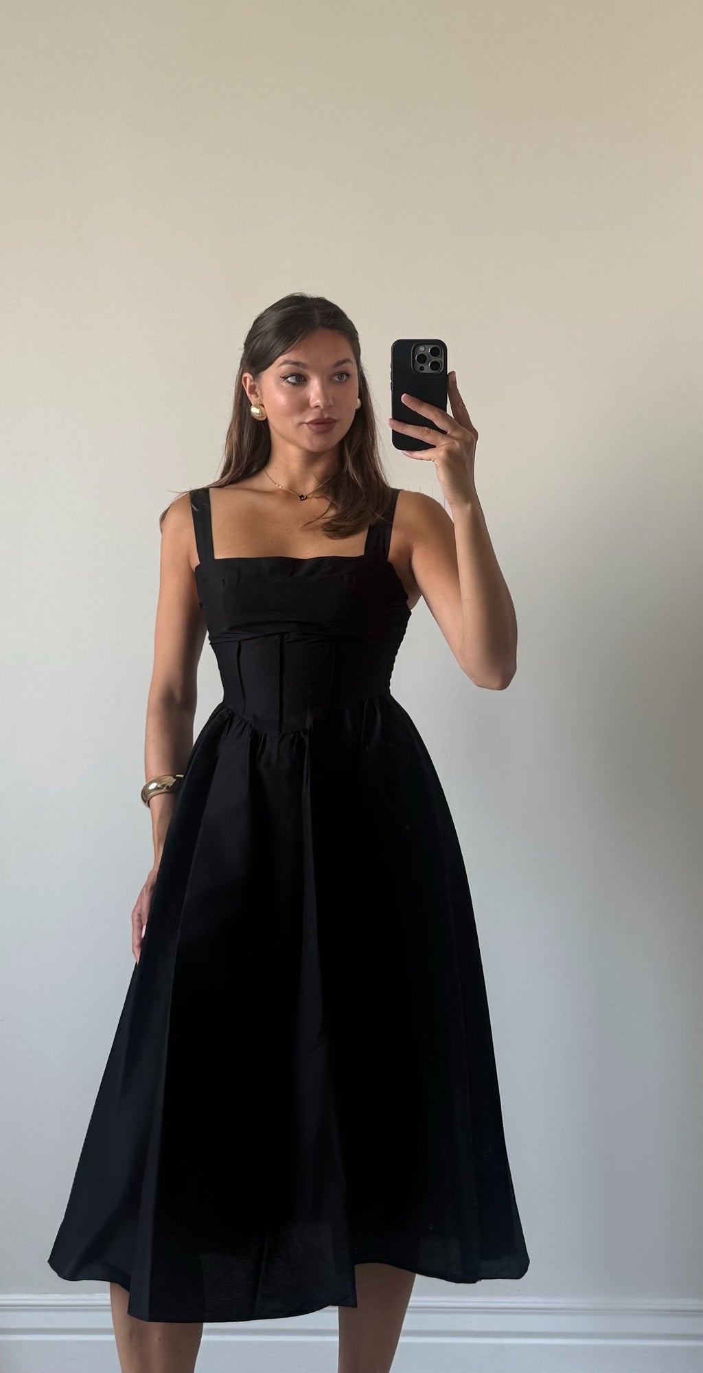 Abito Nero Corset