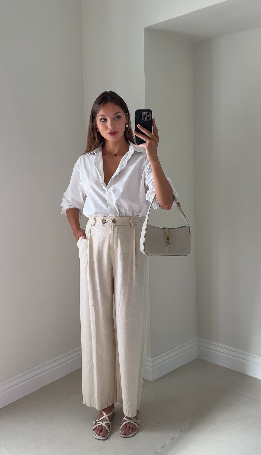 Pantaloni Lina Natural