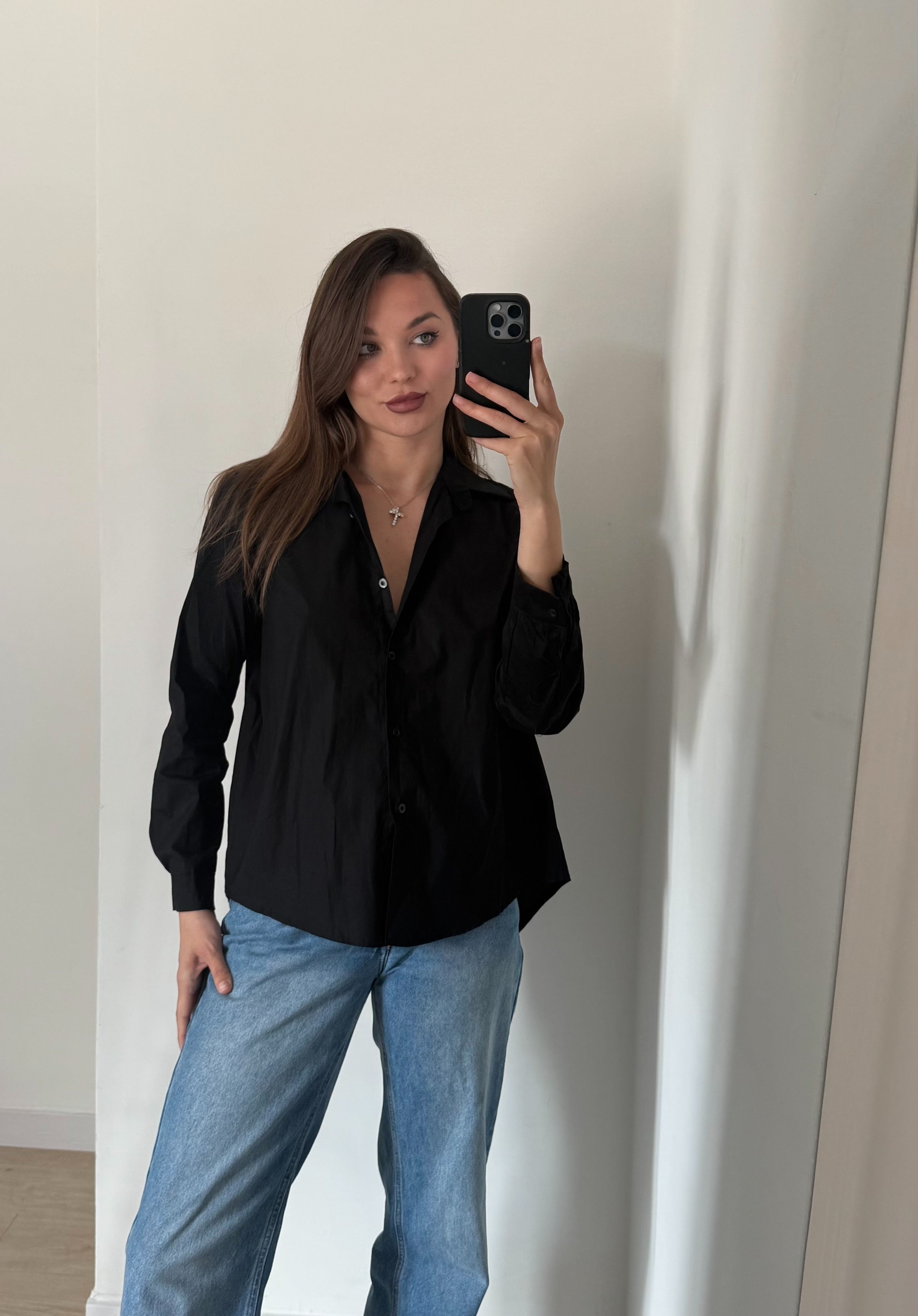 Camicia classica in cotone