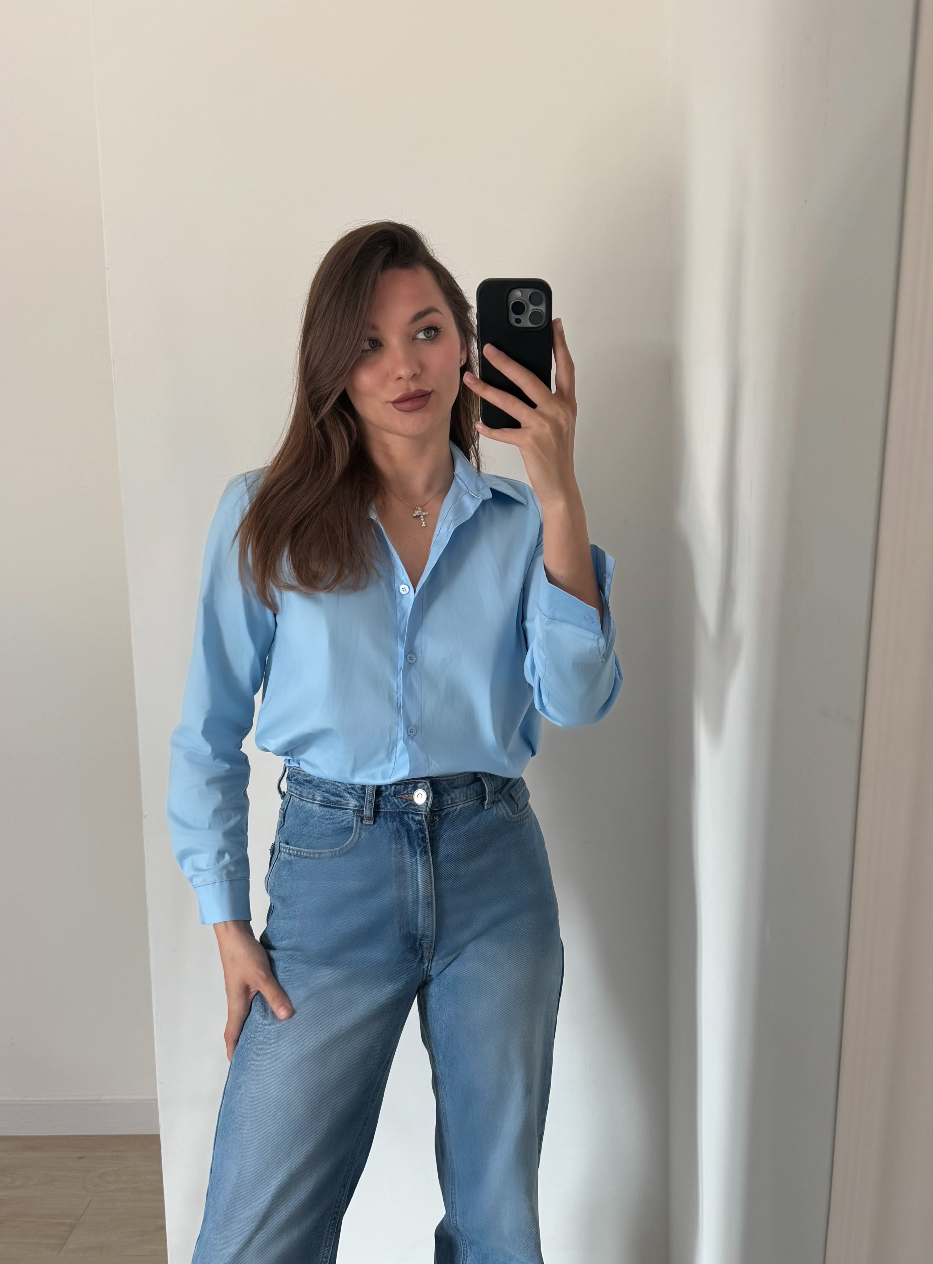 Camicia classica in cotone