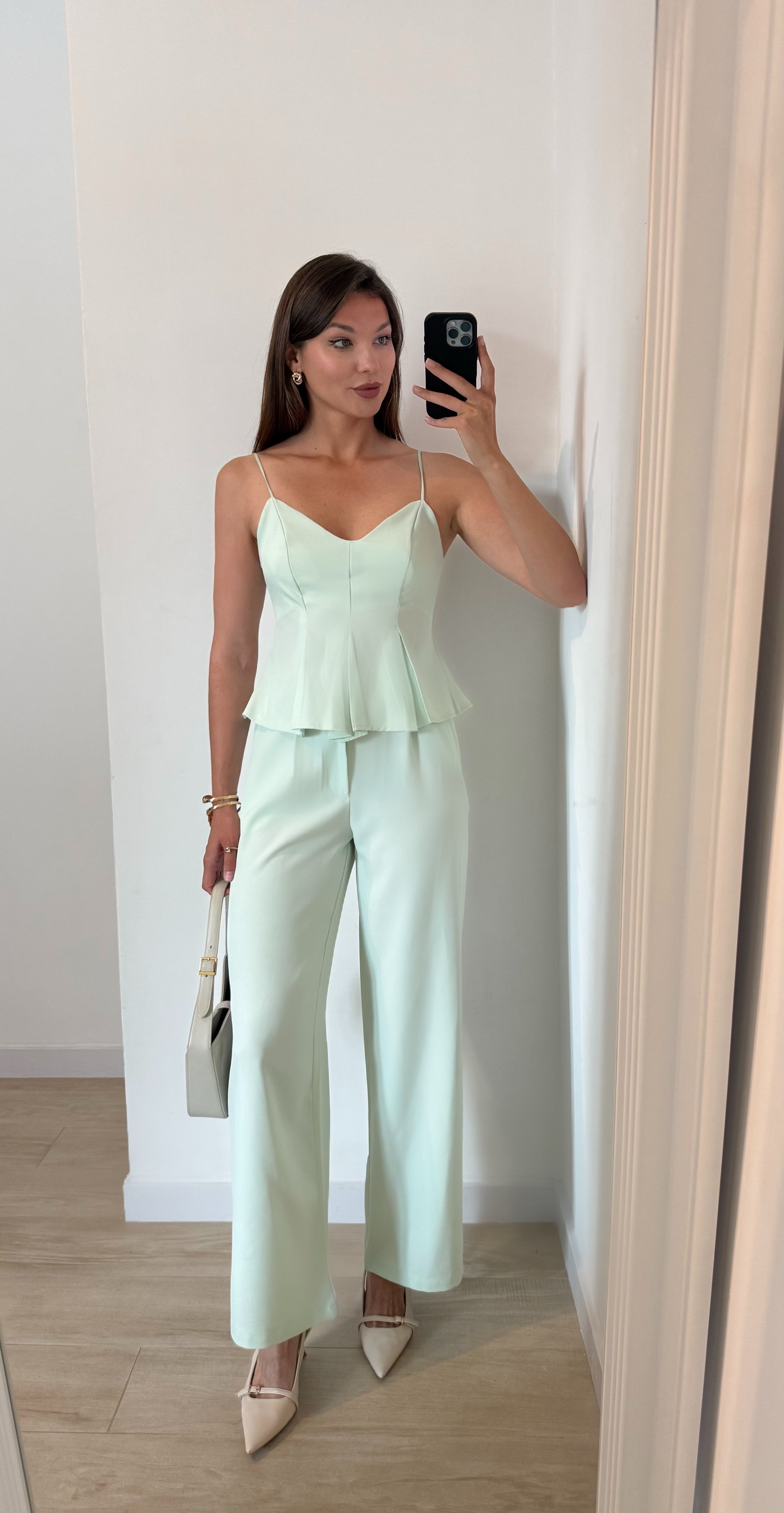 Completo Mint Peplum