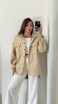 Camicia Overshirt Beige