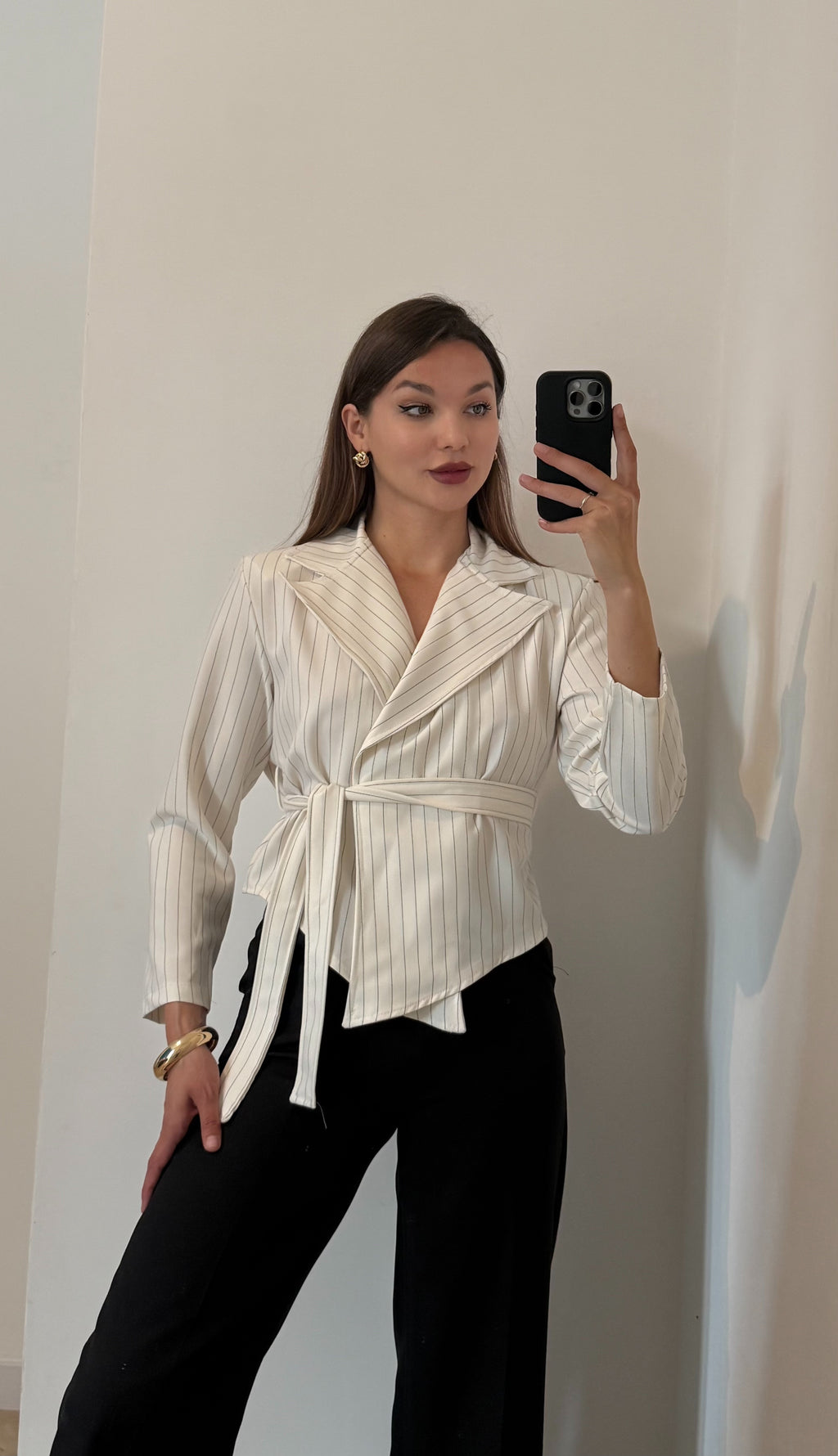 Blazer Wrap Gessato