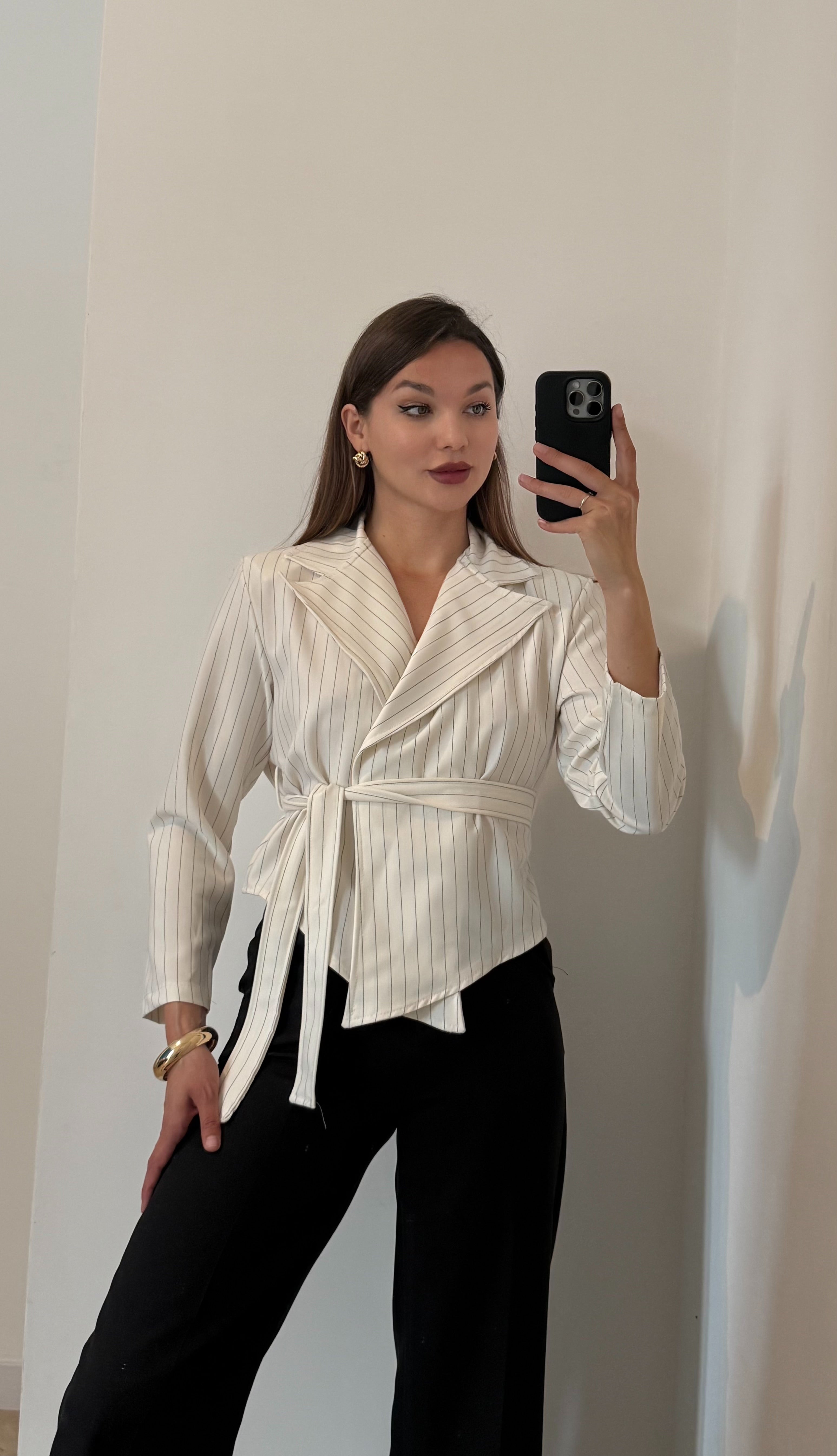 Blazer Wrap Gessato