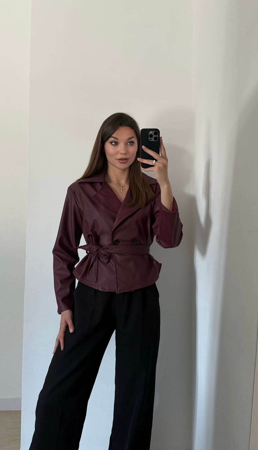 Giacca Bordeaux Chic