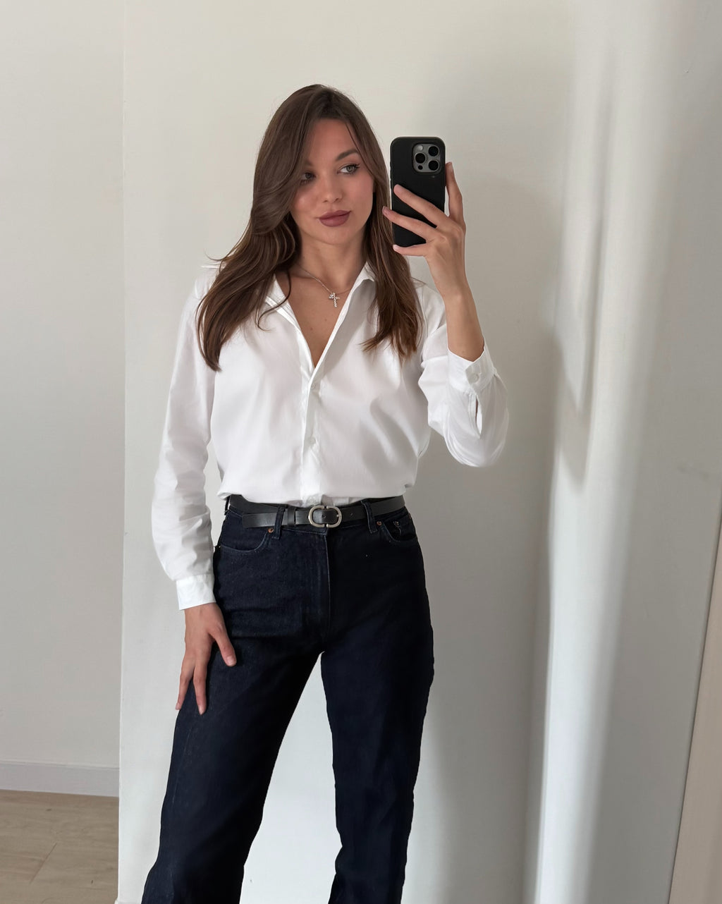 Camicia classica in cotone
